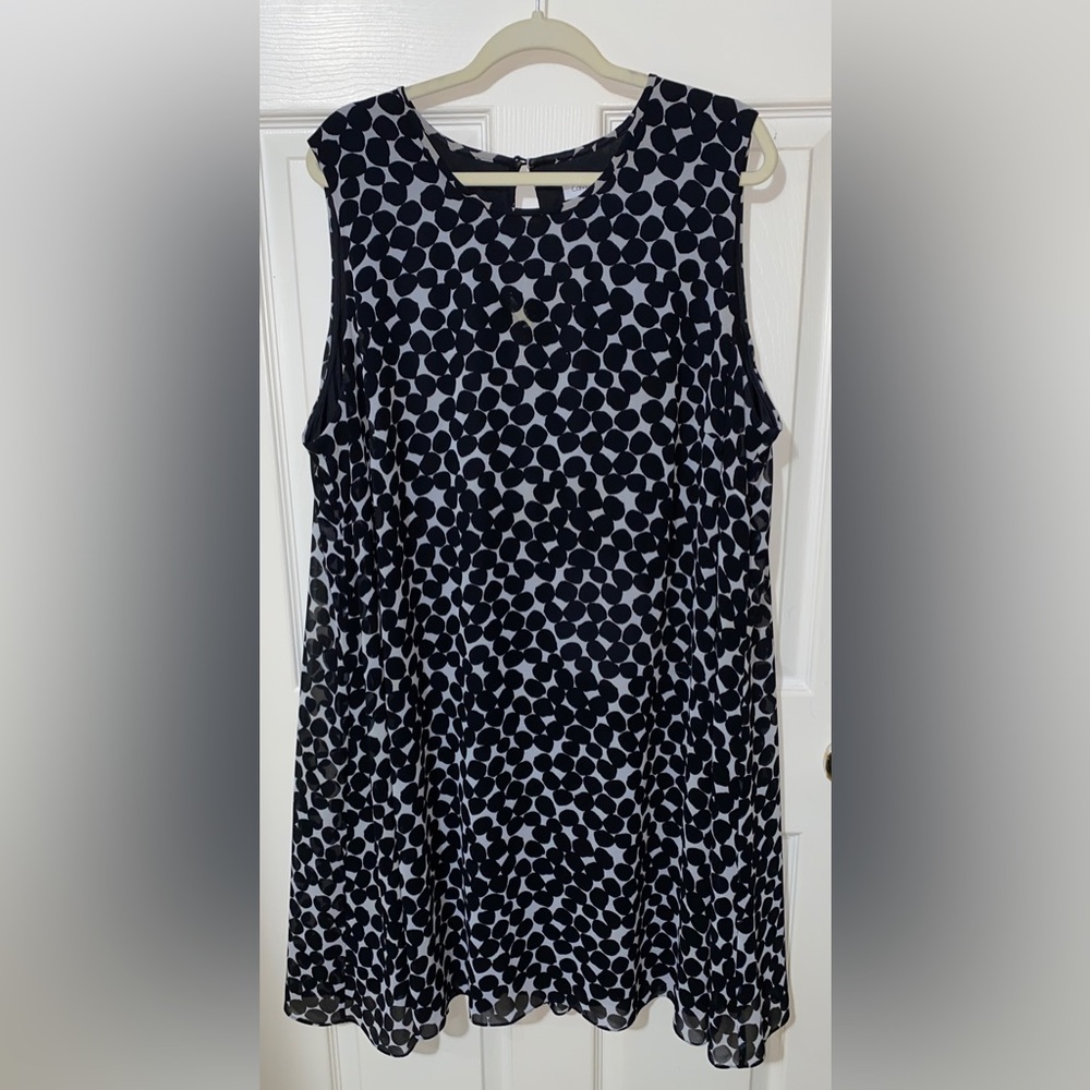Calvin Klein 22W Swing Dress
